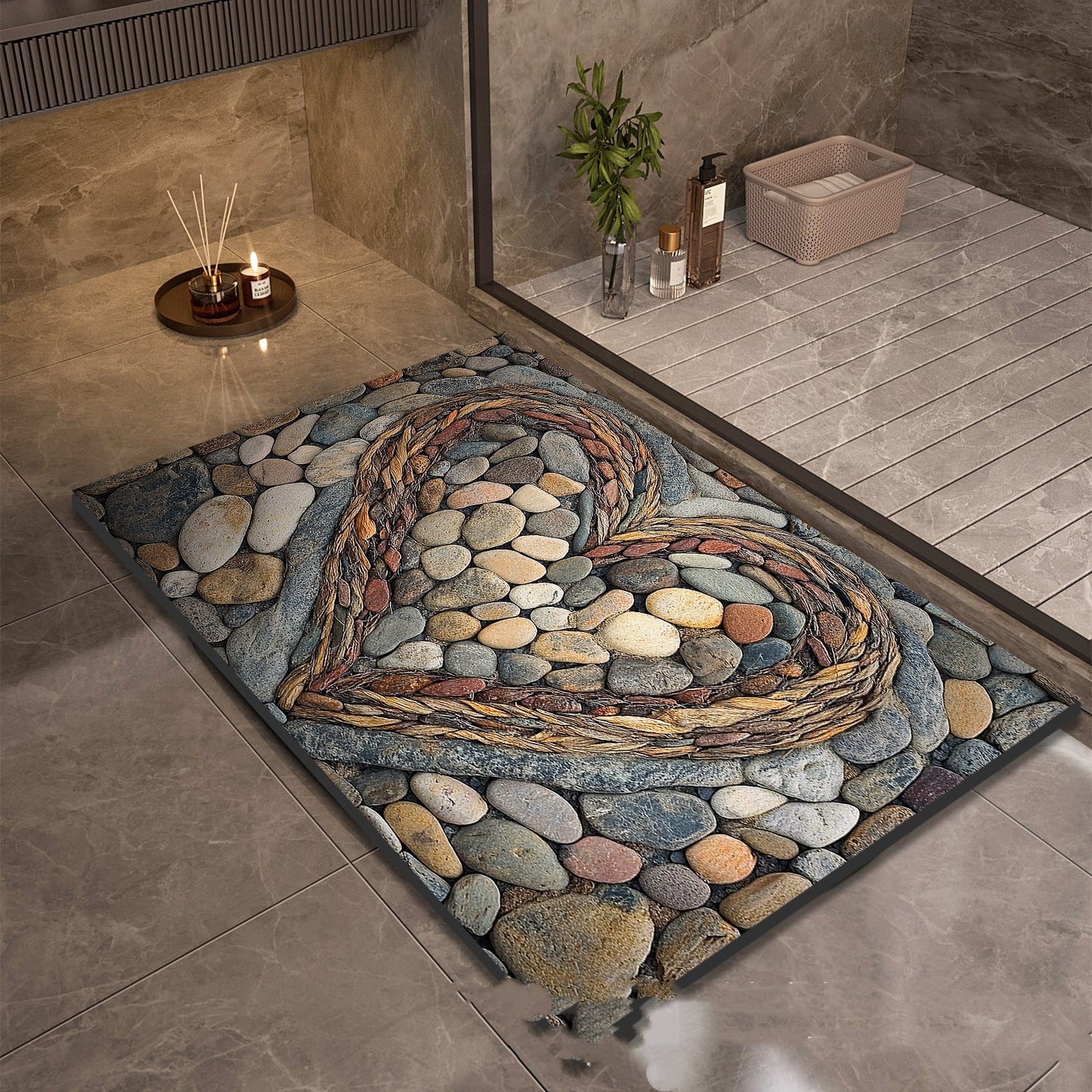 Bathroom Diatomaceous Earth Quick-drying Bath Mat