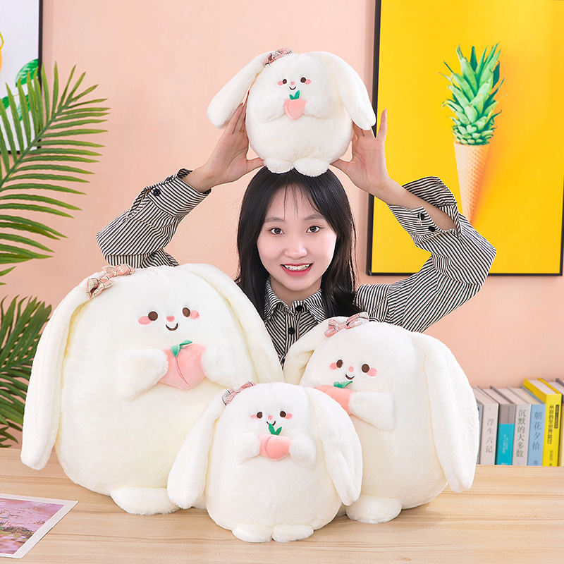 Casual Cute Rabbit Peach Doll Plush Toys