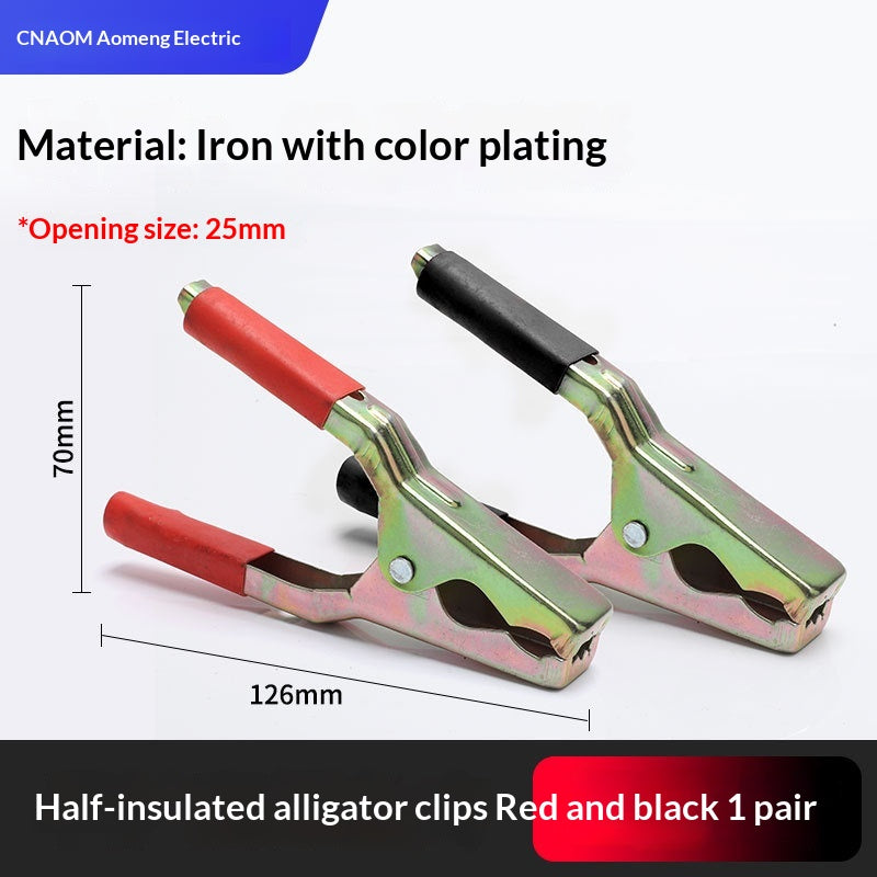 Pure Copper Alligator Clip For Car Battery Charging