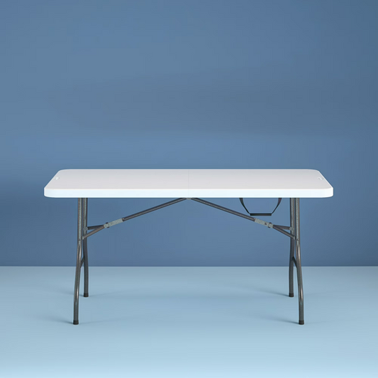 6 Foot Premium Folding Table, White Speckle  Shipment From Walmart