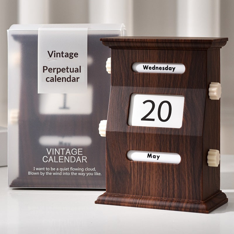 Retro Instagram-style Creative Desk Ornament Desk Calendar