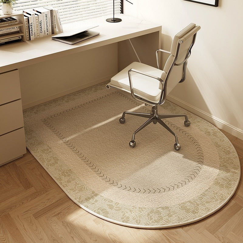 Anti-slip Home Curved Rug For Computer Chairs