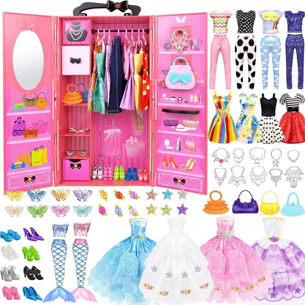84-piece Collector’s Set—variety Of Miniature Accessories For Decorative Display—party Favors