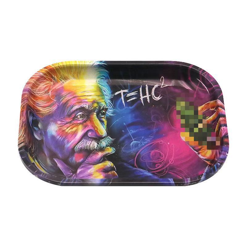 Storage Cigarette Tray Metal Smoking Set Accessories