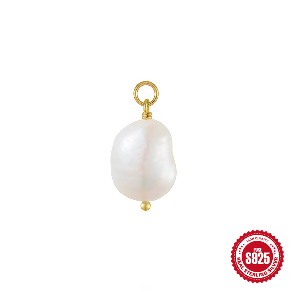 S925 Sterling Silver Bead Pendant Earrings Earring Accessories