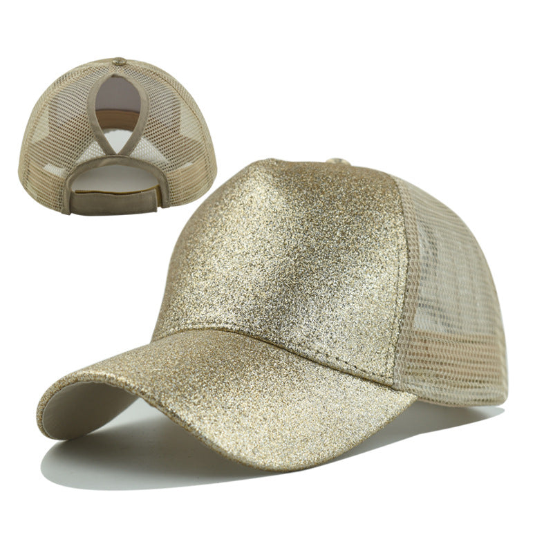 Women's Netting Breathable, Allowing Hair To Be Exposed. Fashionable And Simple Style Baseball Cap. Suitable For Sisters To Go Out And Do Outdoor Activities.
