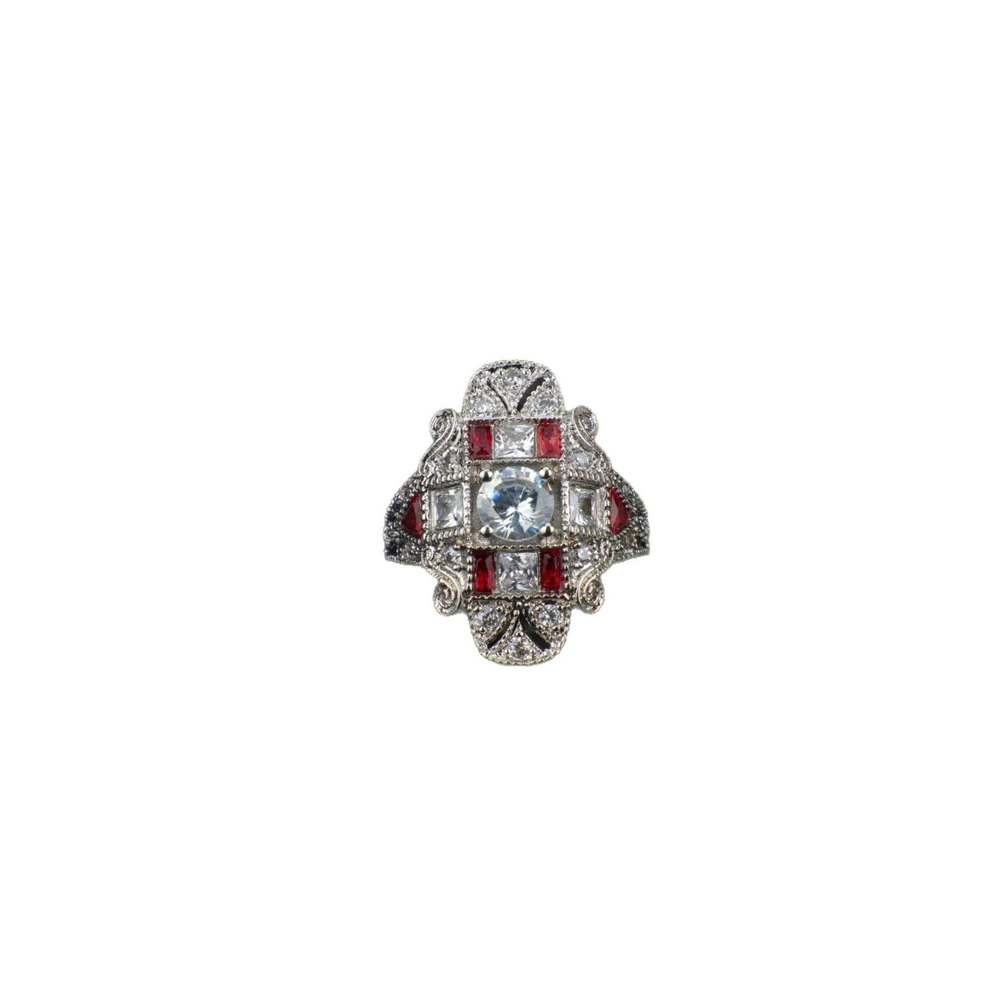 Hot Sale High-end Sapphire Topaz Embossed Pattern Fashion Jewelry, Light Luxury Temperament Accessories