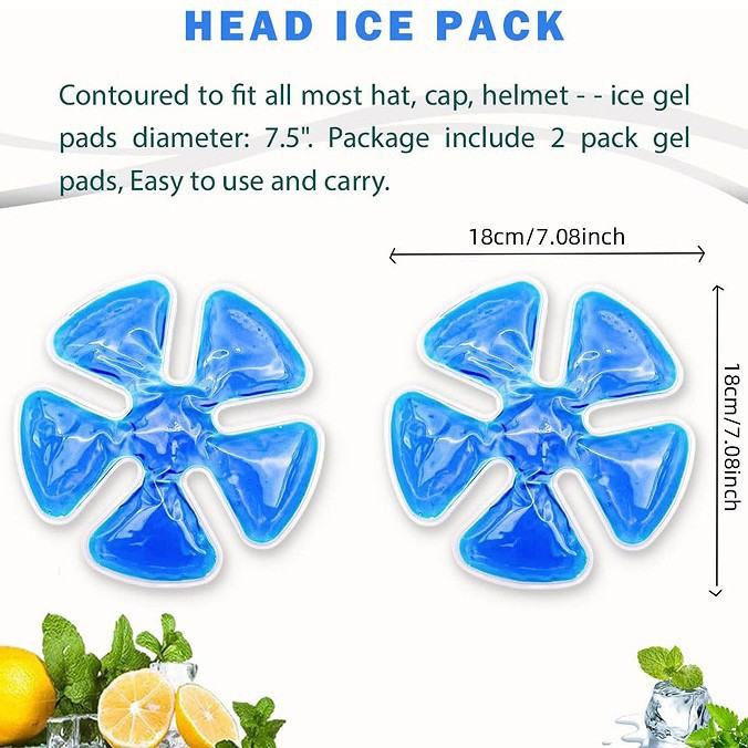 Creative Portable Gel Safety Helmet Cooling Pack