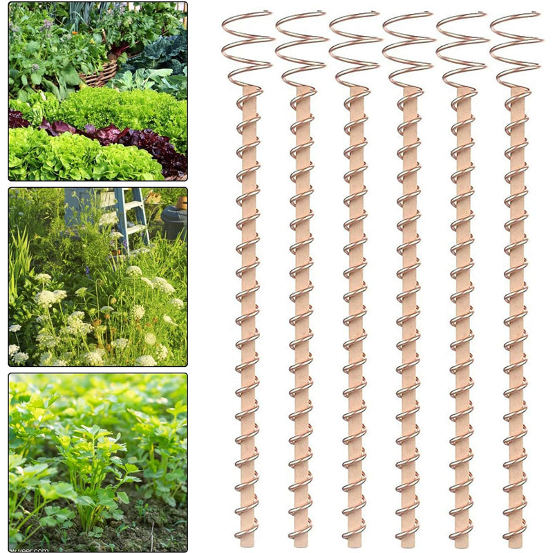 8 Pack Electroculture Copper Gardening Antenna With 3 Small Garden Tool Electroculture Plant Stake Garden Tools Copper Garden Stakes For Gro