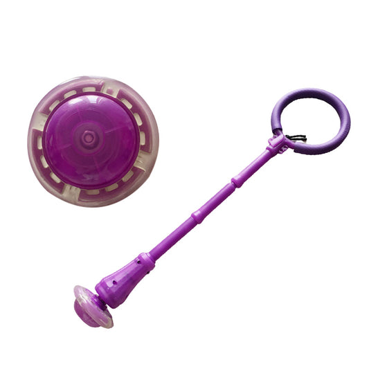 Foldable Ankle Ring Skip Jumping Swing Ball Kids Play Fitness Bouncing Yellow
