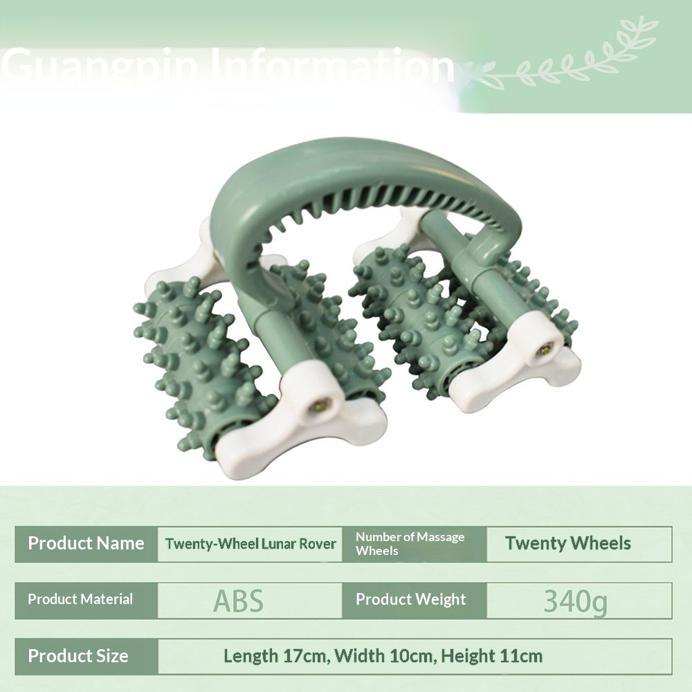 Lunar Rover Massage Device, Manual Roller-type Full-body Muscle Massager