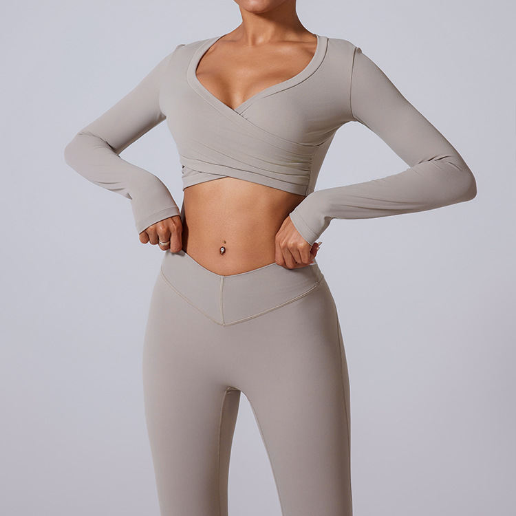 Brushed Skinny Yoga Clothes Suit Sports And Leisure Suit