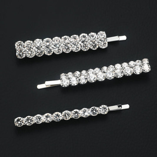 Fashion Word Clip Female Crystal Hair Accessories