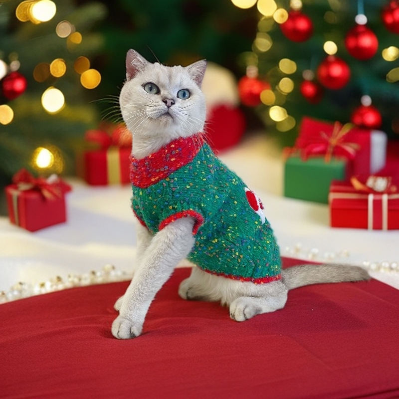 Christmas Pet Sweater AutumnWinter Warmth-Enhancing