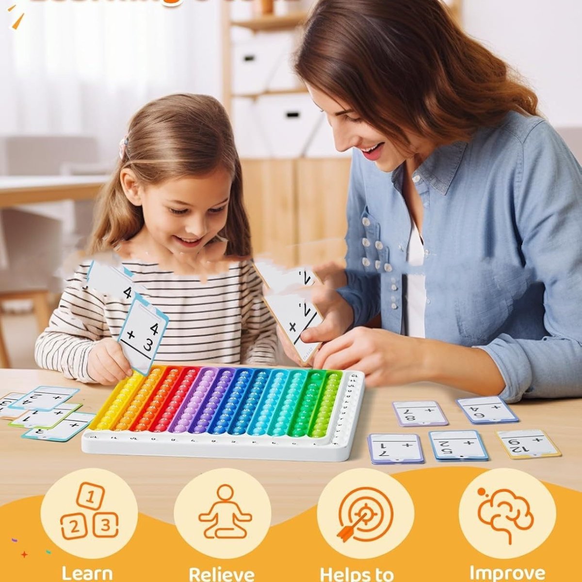 Multiplication And Division Flash Memory Card Math Educational Toys