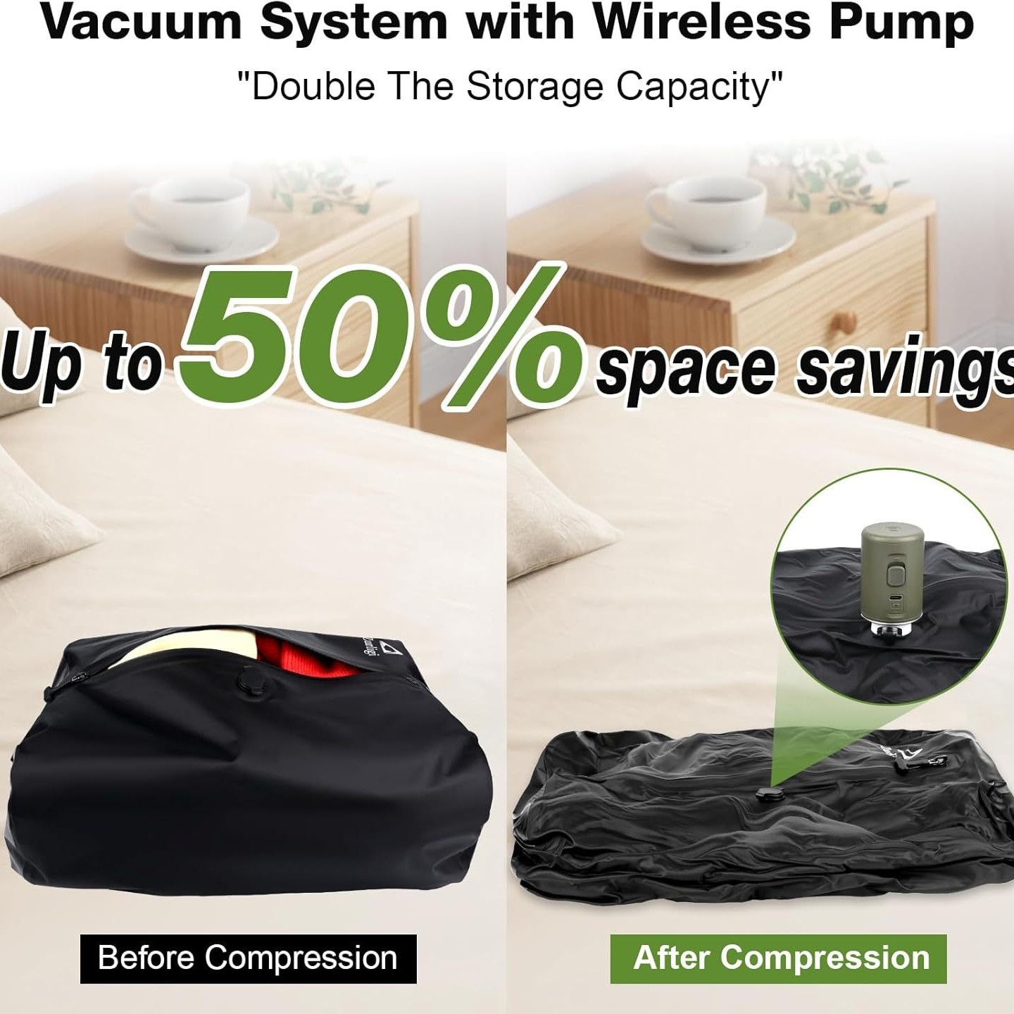Black Shoulder Strap Compression Bag, Adjustable Shoulder Strap Design, Easy To Carry, Waterproof And Moisture-proof Portable Clothing Storage Bag For Travel And Family Organization
