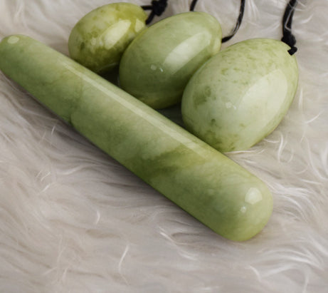 Postpartum Repair Massage Ball Natural Stone Jade 4 PCs Set