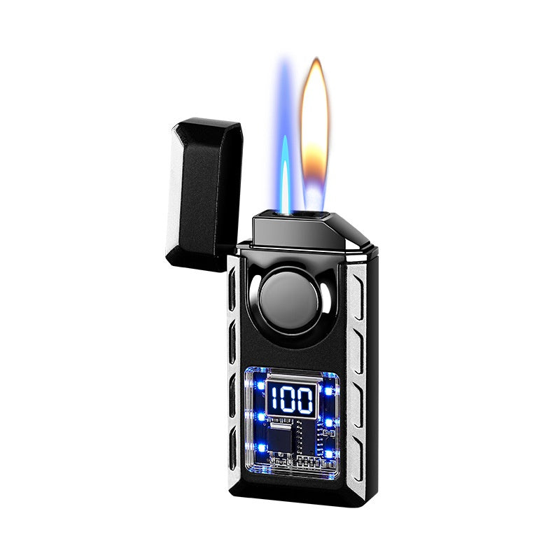 Mech Voice-controlled Intelligent Dual-fire Lighter Charging