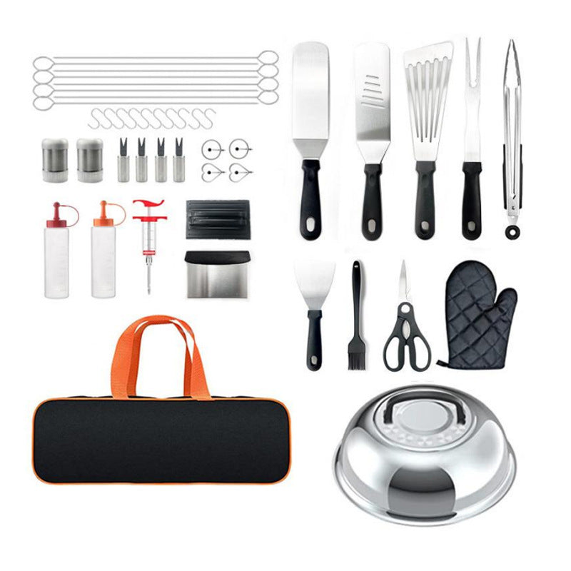 Stainless Steel Barbecue Tools Suit