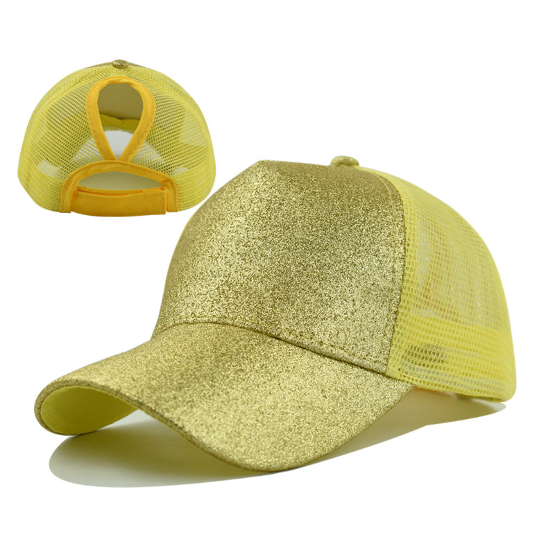 Women's Netting Breathable, Allowing Hair To Be Exposed. Fashionable And Simple Style Baseball Cap. Suitable For Sisters To Go Out And Do Outdoor Activities.