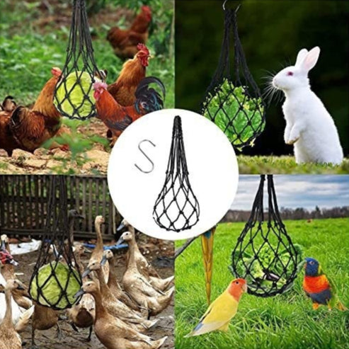 Hanging Fruit And Vegetable Parrot Feeding Net Bag