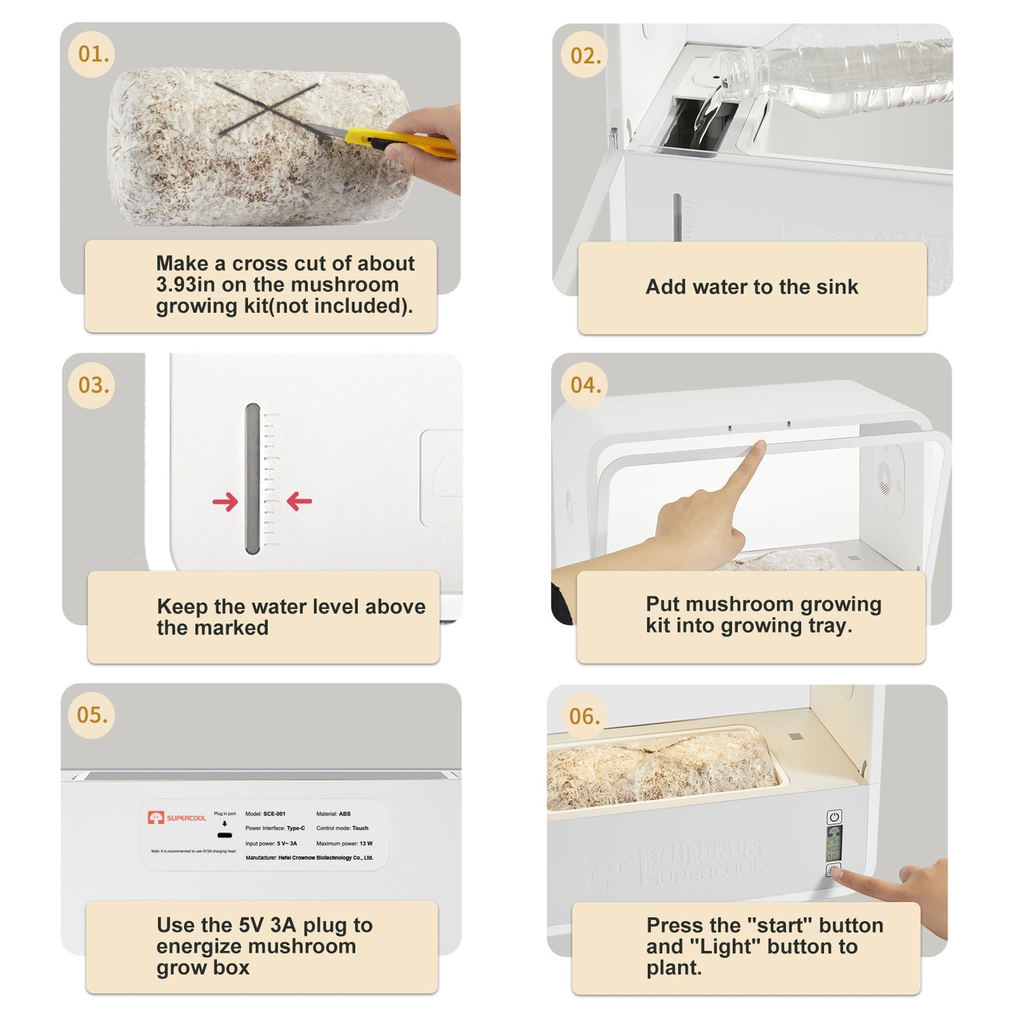 English-language Smart Mushroom Growing Machine
