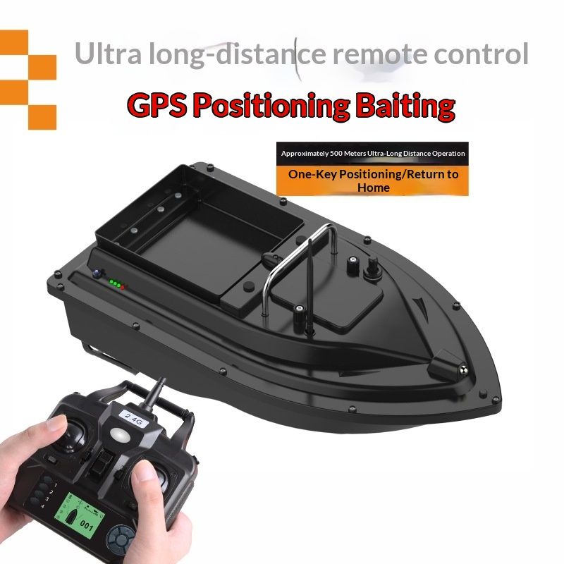 Smart GPS-Positioned, Auto-Return Remote-Controlled Bait Boat