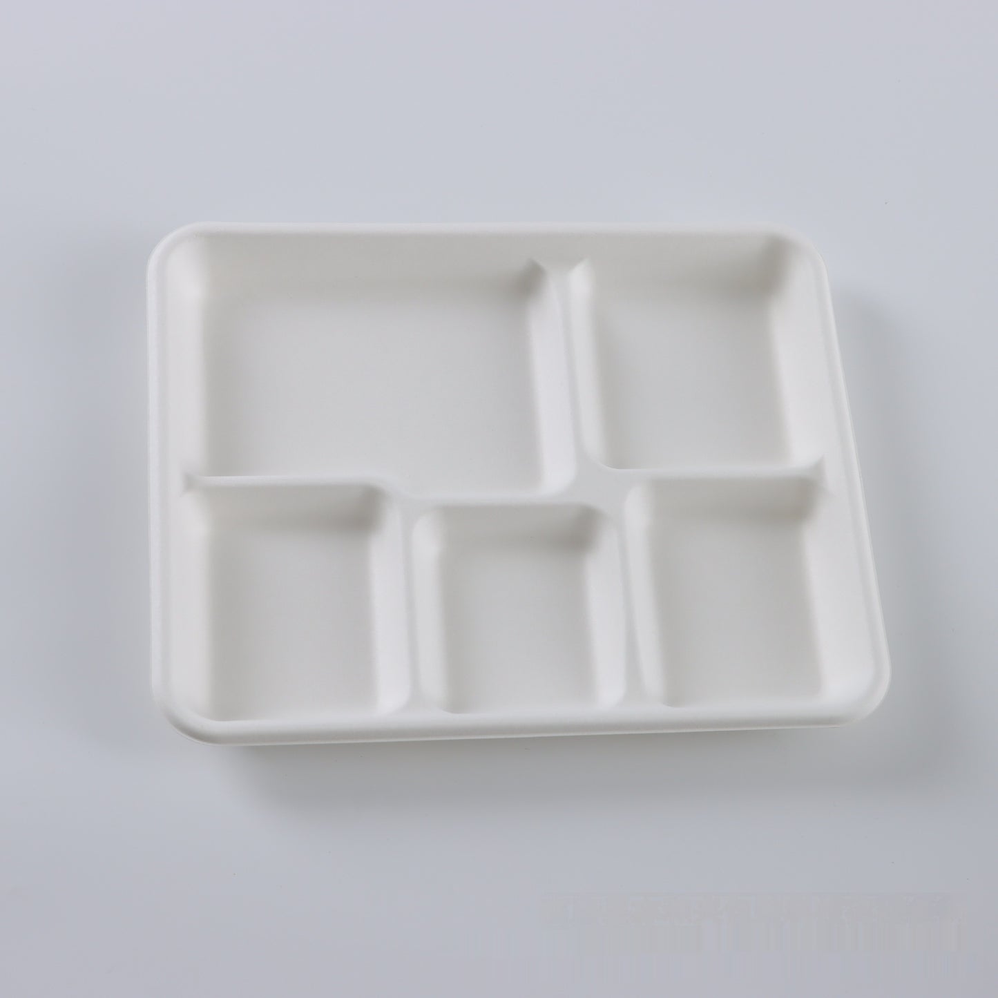Pulp Food Container Shallow Five-compartment Tray Divider