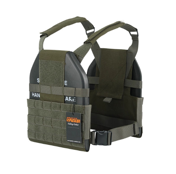 Lightweight Tactical Vest With Insertable Panels - Military Enthusiast Accessories And Equipment