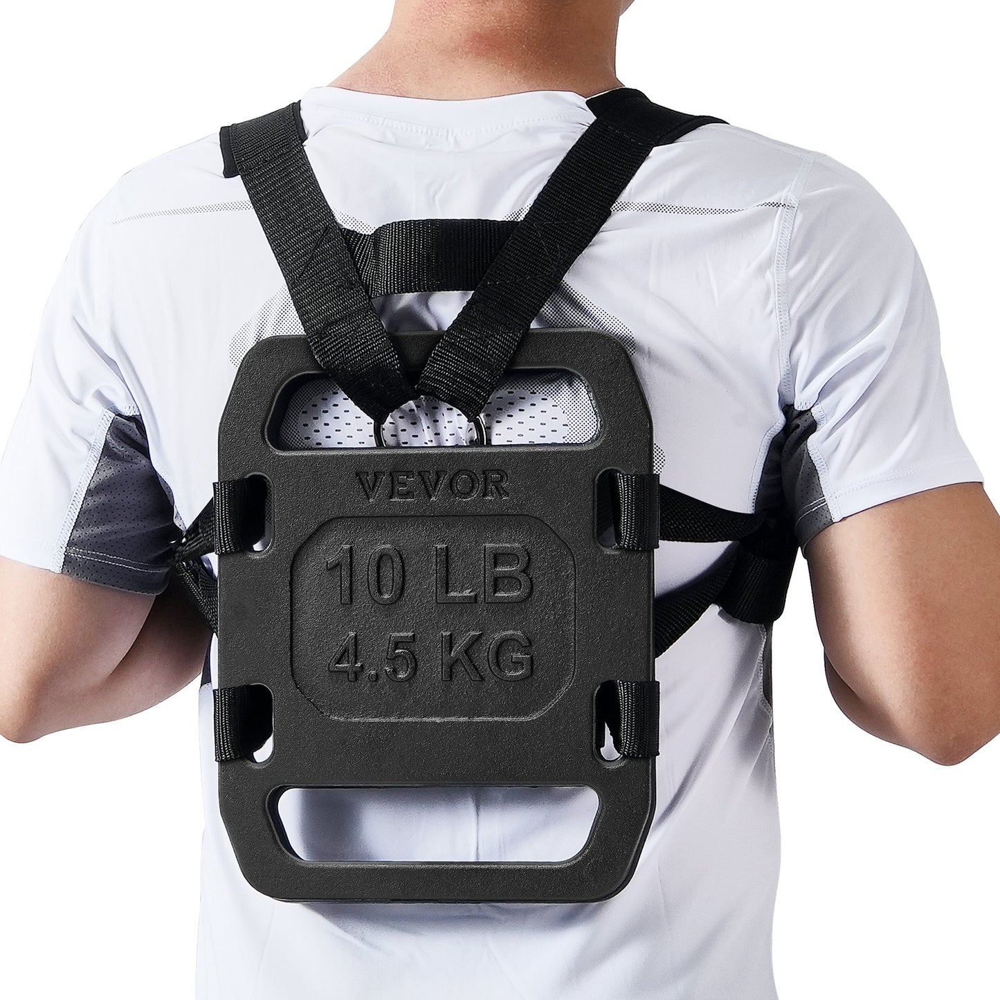 Ruck-Gewichte Gusseisen 2 X 4,5 Kg Ruck-Platten, Gewichtete Gewichte Für Rucking, Verstellbare Ruck-Platten Mit Riemen, Für Schwingen Kniebeugen Krafttraining Gewichtheben, Fitness-Workout