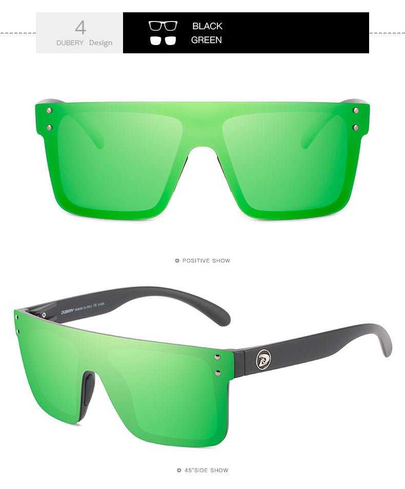 DUBERY New One-Piece Oversized Sunglasses