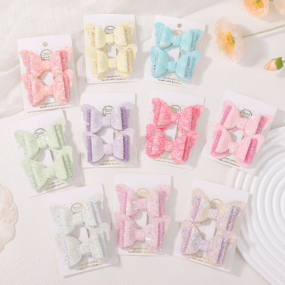 New Kids Bow Hair Clip Set