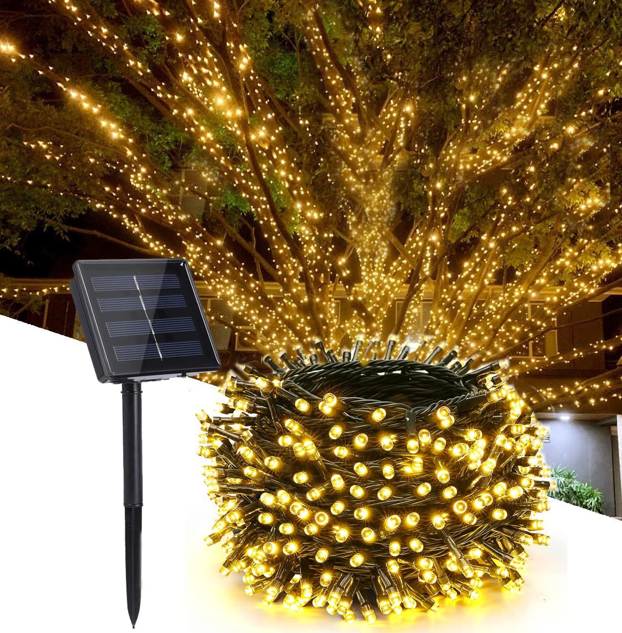 Solar-powered String Lights Remote Control Charging Outdoor Waterproof Garden Courtyard Decoration