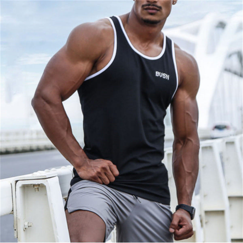 Mens Summer Casual Tank Top For Muscle Fitness