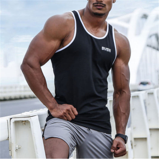 Mens Summer Casual Tank Top For Muscle Fitness