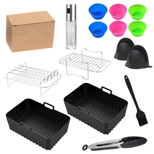 High Temperature Resistance Air Fryer Silicone Baking Tray Air Fryer Accessories
