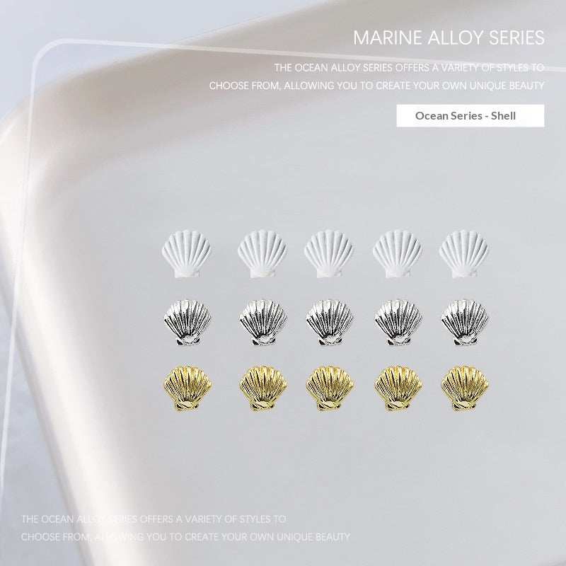 Metallic Ocean Series Nail Art Accessories