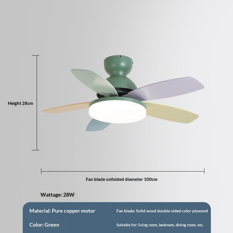 Modern Minimalist Home Integrated Fan-light