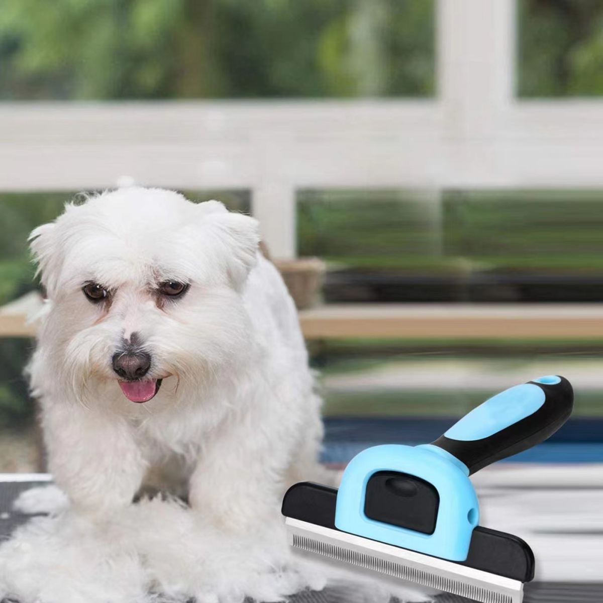 Removable Knot Opener Pet Hair Removal Comb