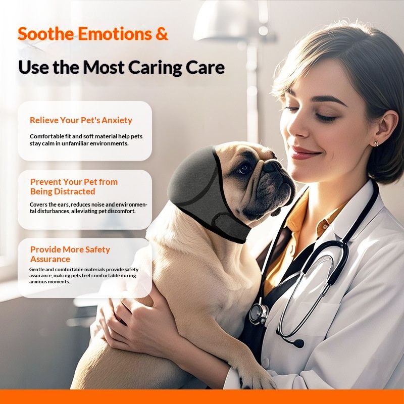 Swim-Proof Head Cover For Pet Dogs In Fall And Winter