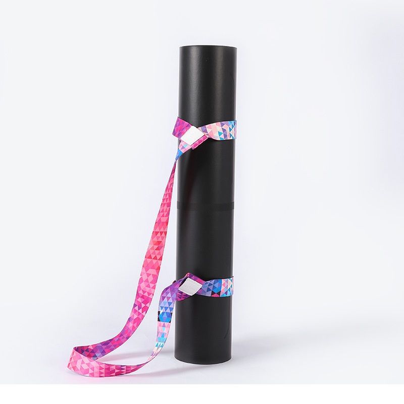 Printed Yoga Mat Strap Nylon Colorful Ratchet Tie Down