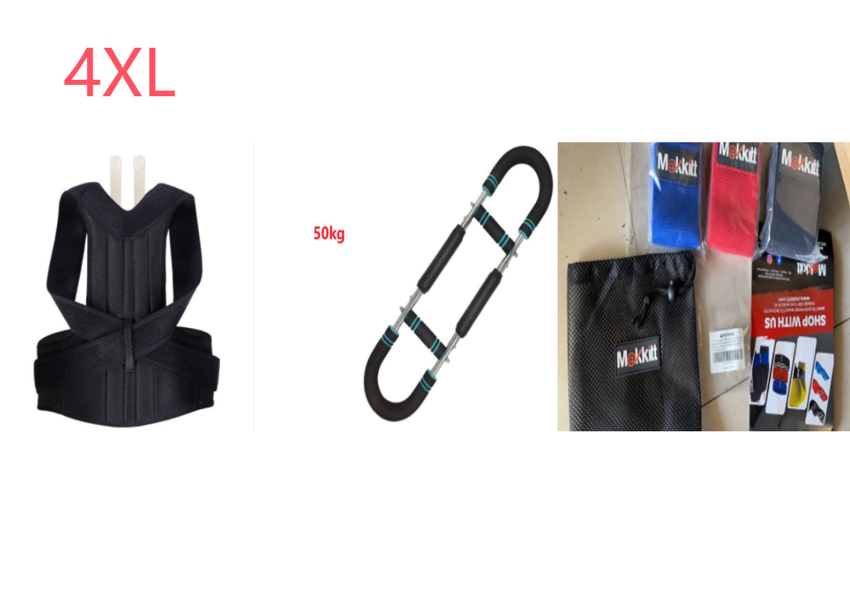 U-shaped Hand Third Gear Chest Expander Wrist Force Biceps Exercise Fitness