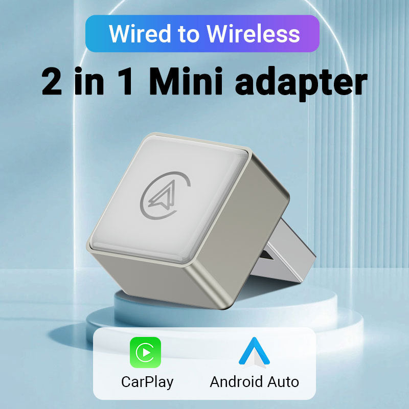 CarPlay Module 2-in-1 Smart Portable In-Car Connectivity Box