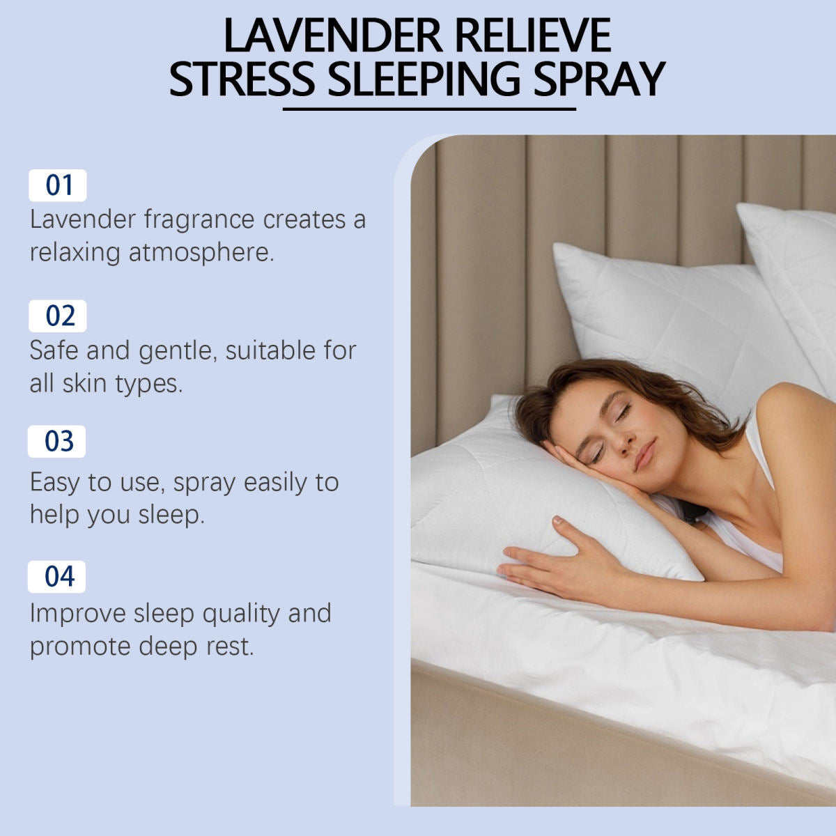 Lavender Body Improve Night Sleep Care Spray
