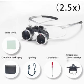 Beauty Dental Magnifying Glass Glasses Magnifying Glass Experimental Operation 35 Times Surgical Examination Magnifying Frame Medical