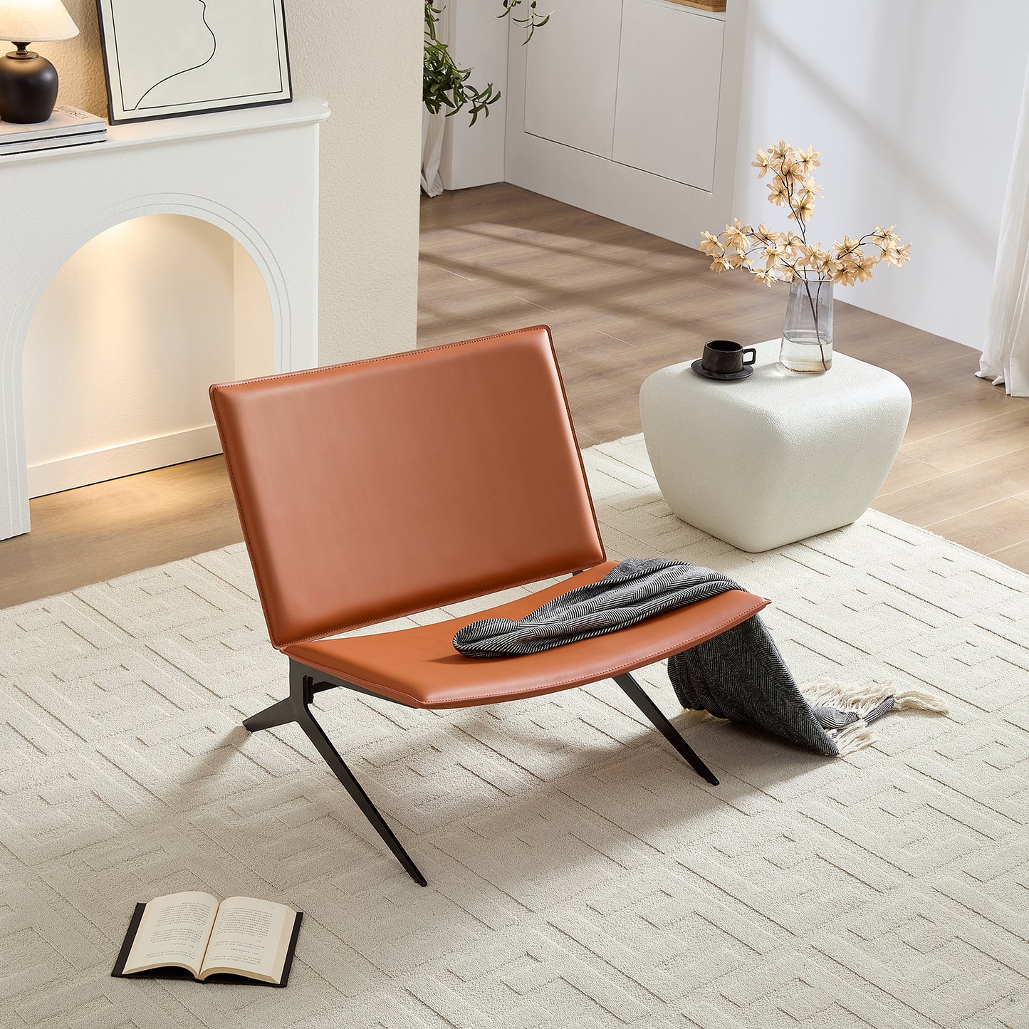 Modern Accent Chair For Living Room, Bedroom & Home Office Seating
