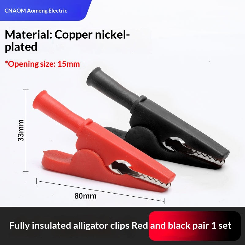 Pure Copper Alligator Clip For Car Battery Charging
