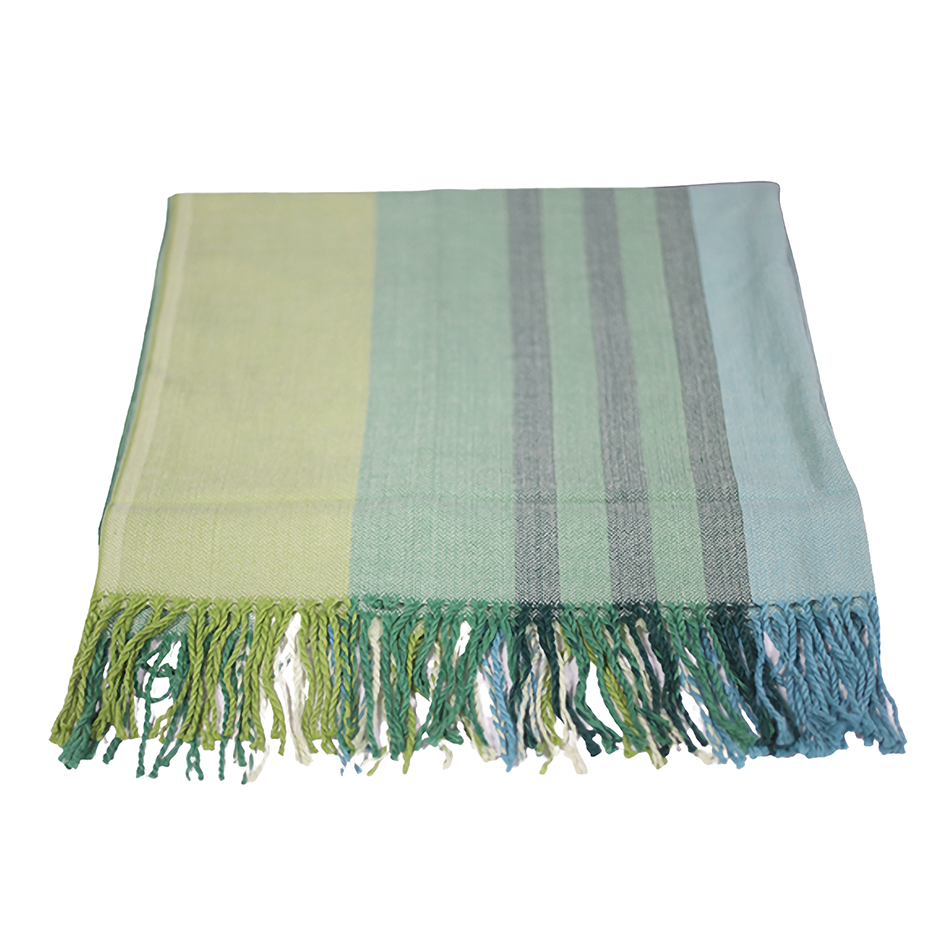 Wool Scarf Shawl Winter Warm Neck Scarf Shawl Fashion Stripe Women Gift AU Shawl-857-74167-brown-700087
