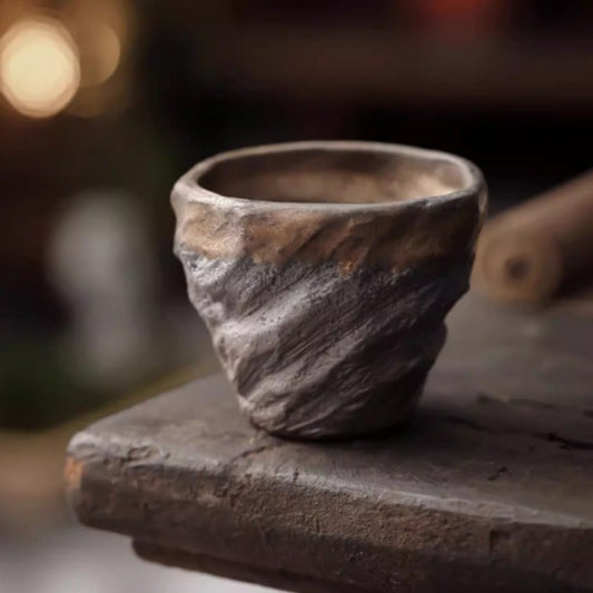 Japanese-style Stoneware Handmade Tea Cup Hosts