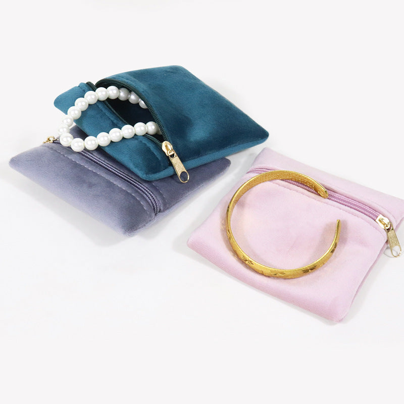High-end Velvet Jewelry Storage Pouch Accessory Organizer Ring Necklace And Bracelet Gift Bag